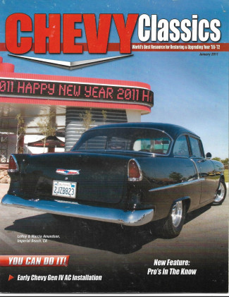 CHEVY CLASSICS 2011 JAN - GEN IV AC INST, '72 K10 , PROJECT CARS, '55, 62 CONV